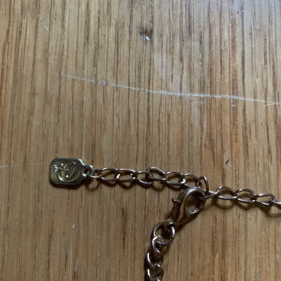 Blue and rhinestone beaded necklace - Picture 5 of 6